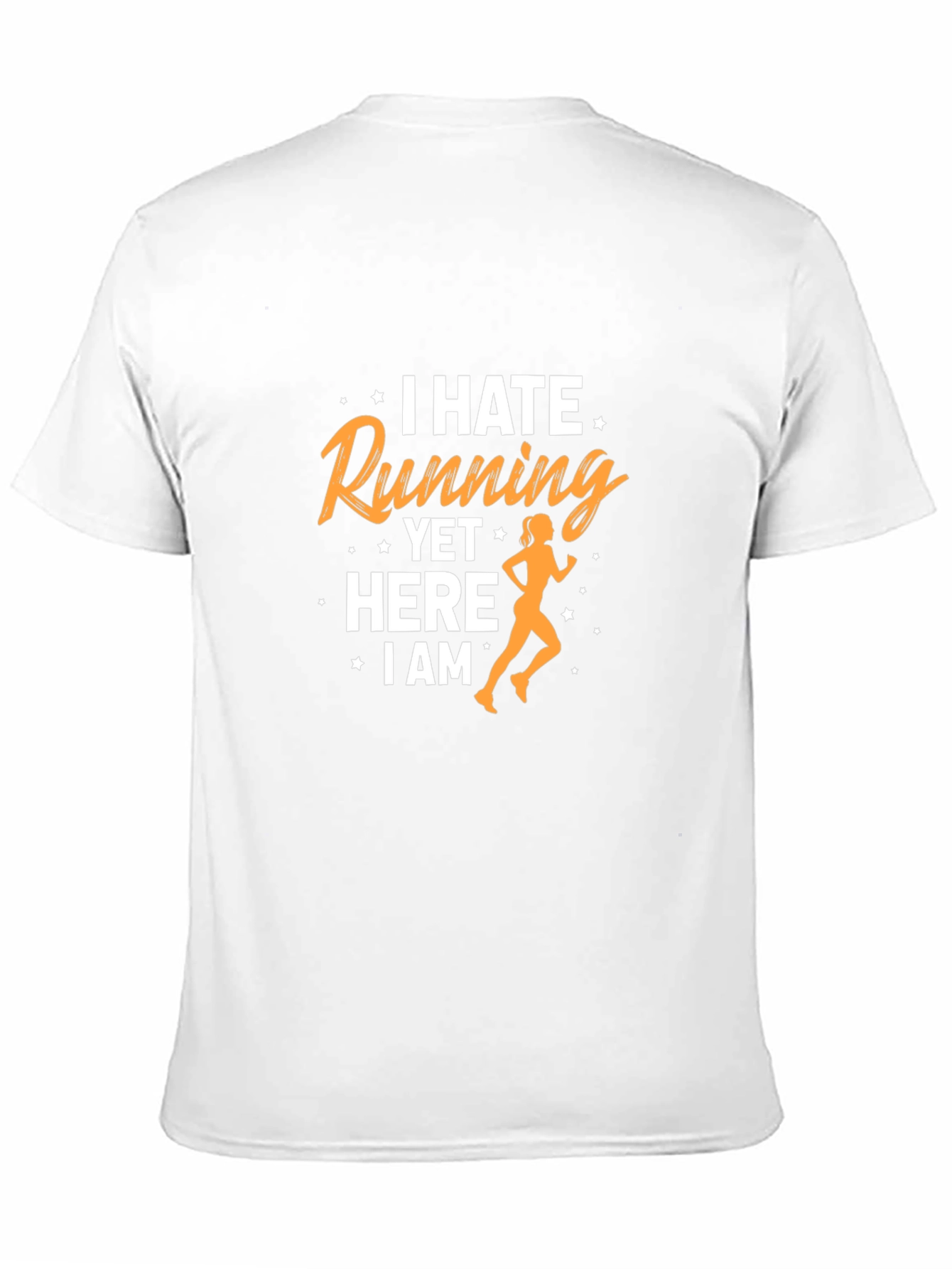 I Hate Running Funny Graphic Tee