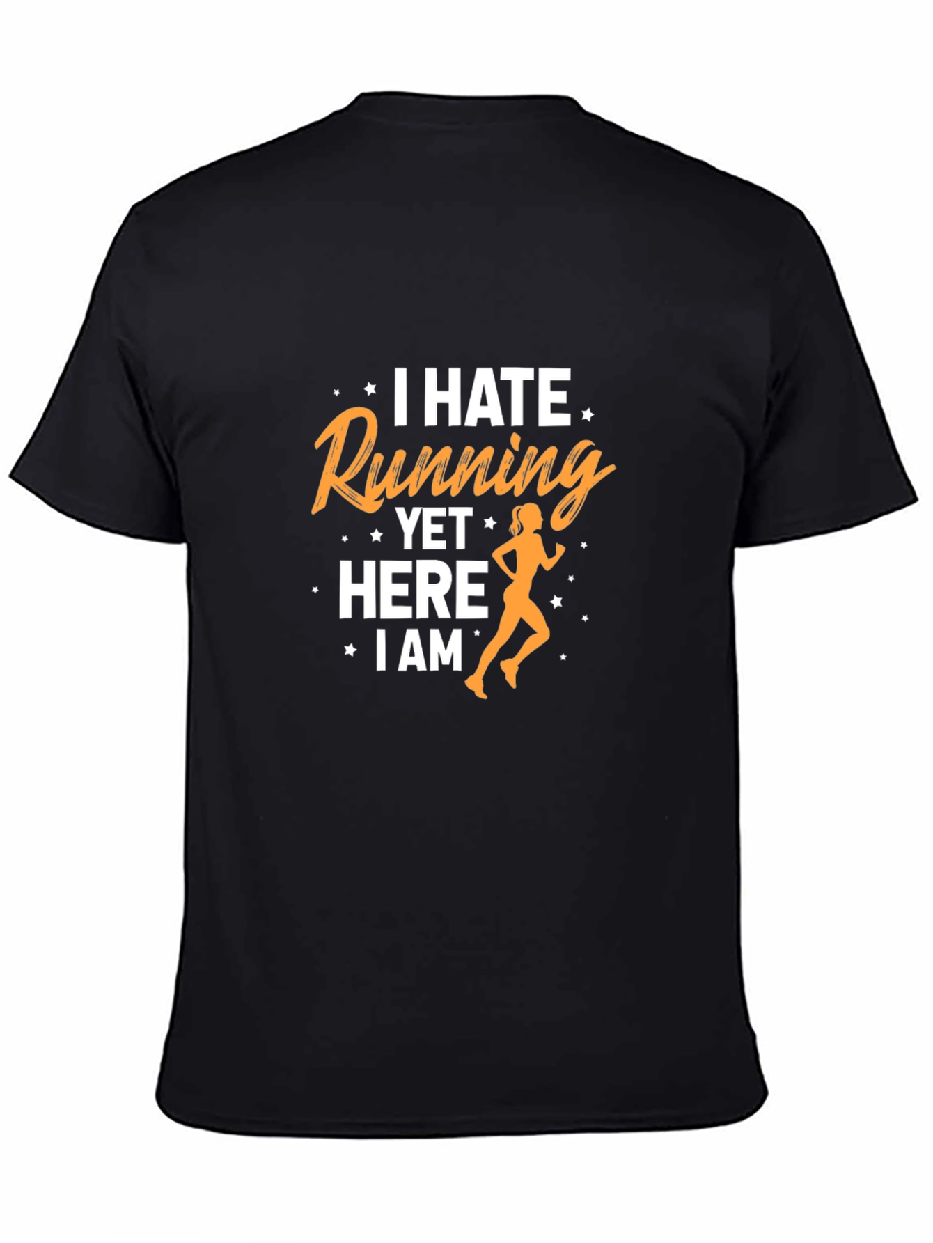 I Hate Running Funny Graphic Tee