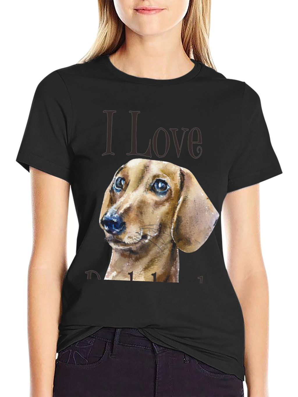 Dachshund Dog Lover T-Shirt - Unisex Black Tee