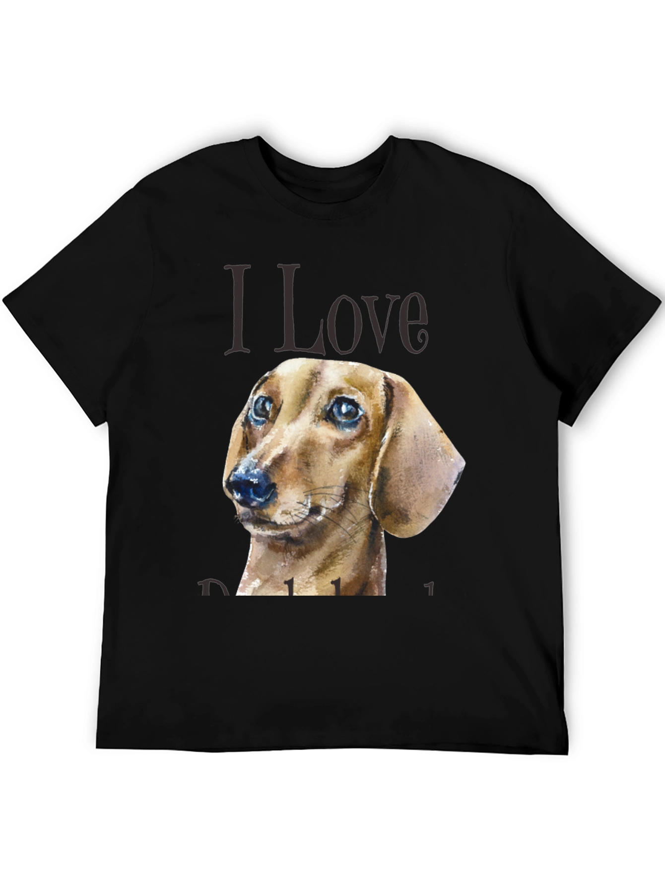 Dachshund Dog Lover T-Shirt - Unisex Black Tee