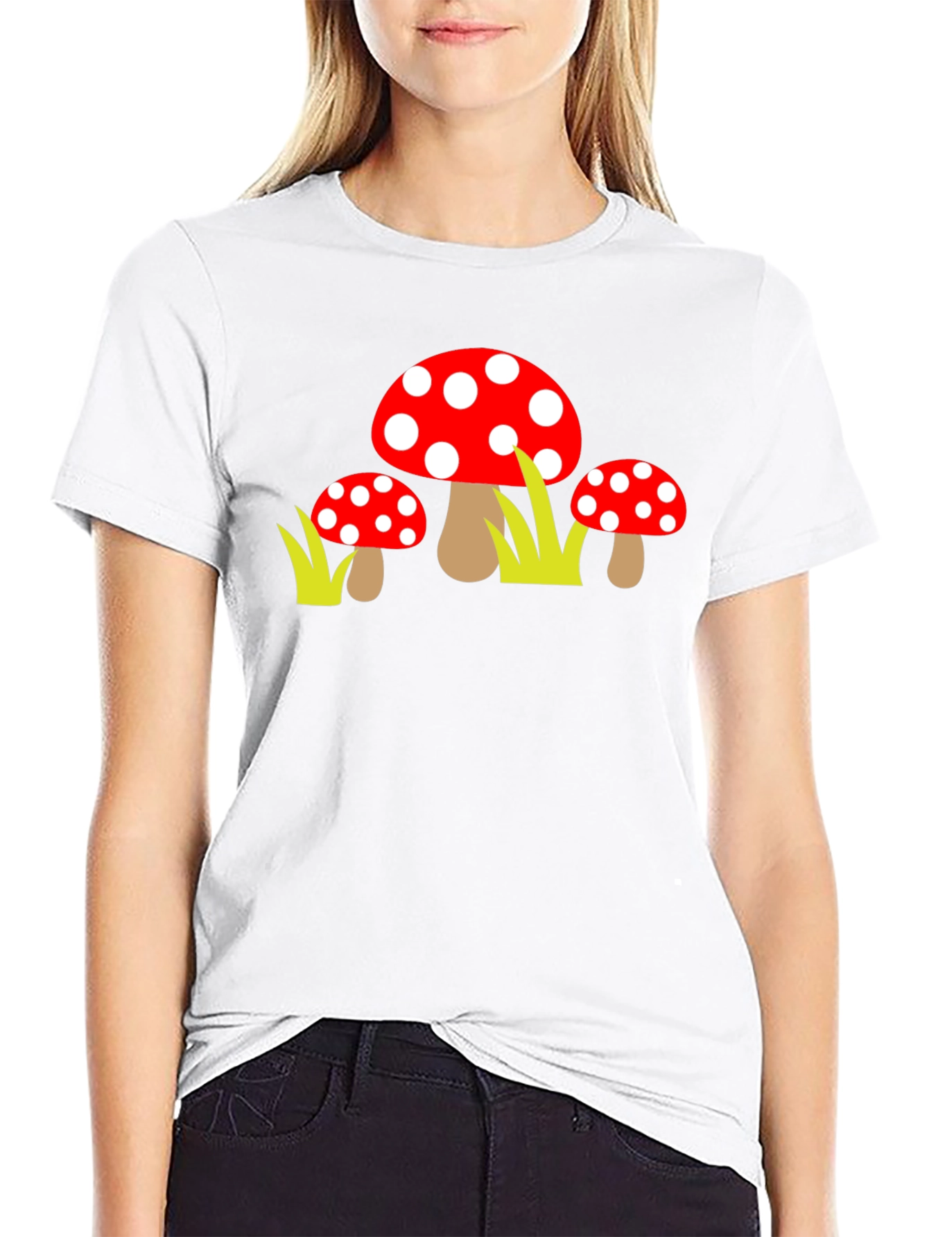 Fun Mushroom T-Shirt Whimsical Design