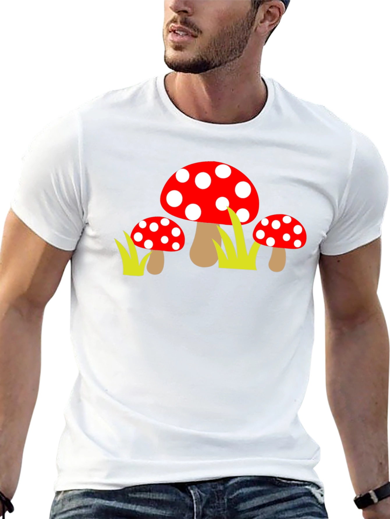 Fun Mushroom T-Shirt Whimsical Design