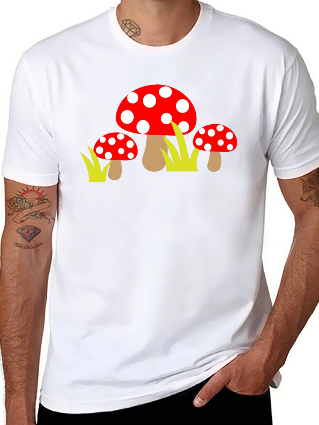 Fun Mushroom T-Shirt Whimsical Design