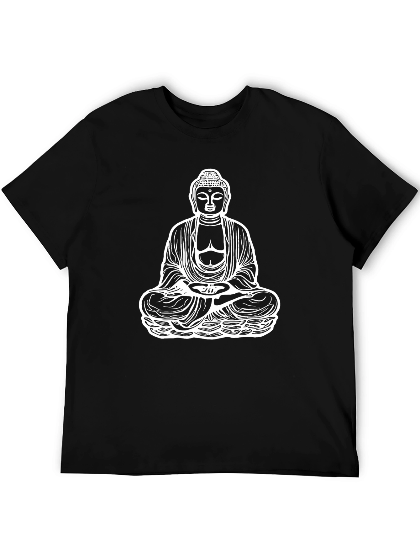 Buddha Graphic T-Shirt - Meditating Zen Style