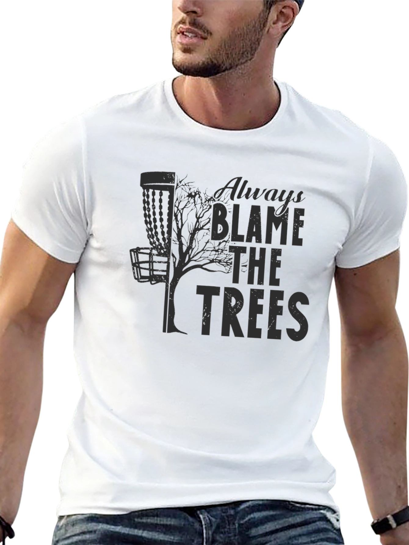 Always Blame the Trees Disc Golf T-Shirt