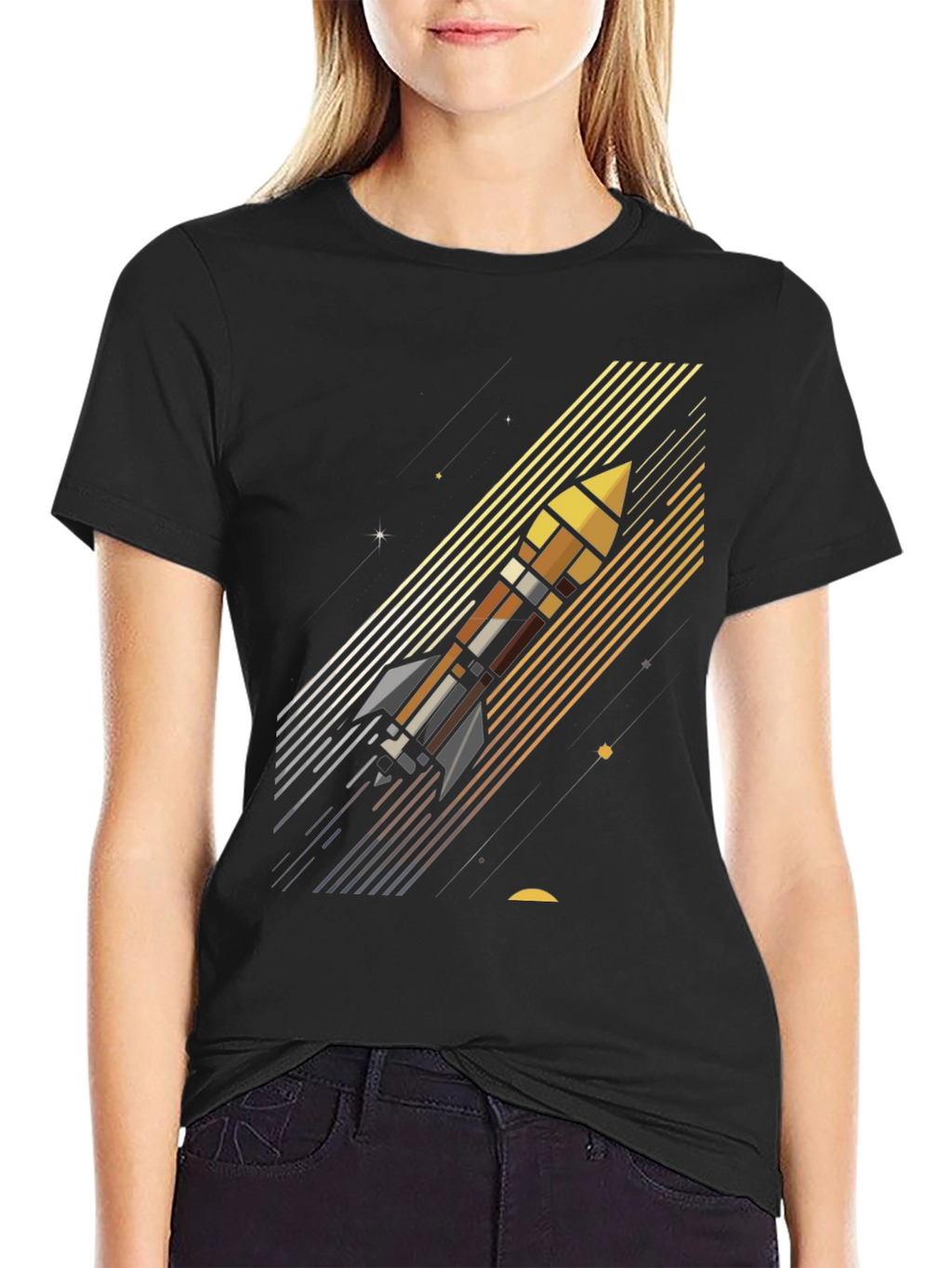 Rocket Launch Graphic Tee - Space Adventure Shirt