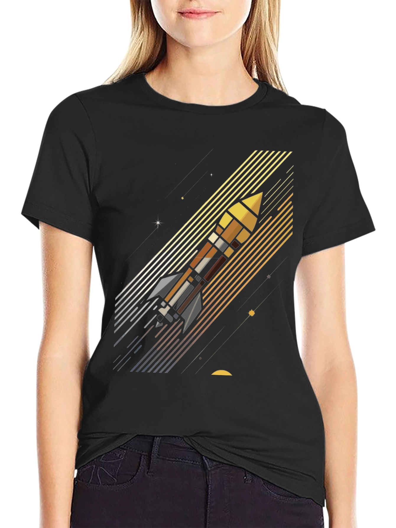 Rocket Launch Graphic Tee - Space Adventure Shirt