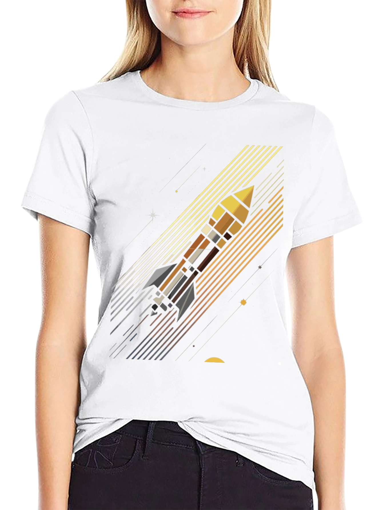 Rocket Launch Graphic Tee - Space Adventure Shirt