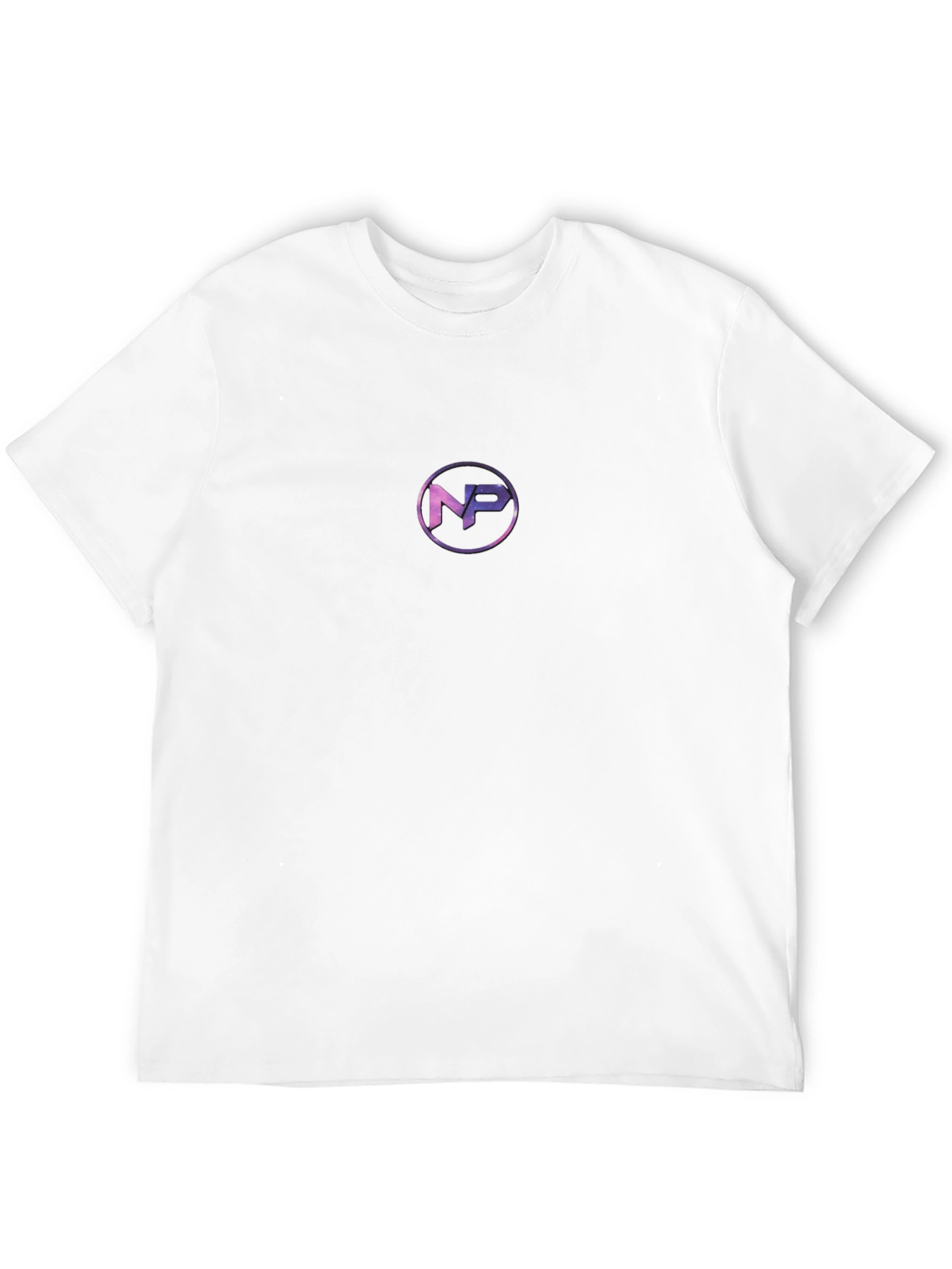 Mens Black Crew Neck T-Shirt with NP Logo