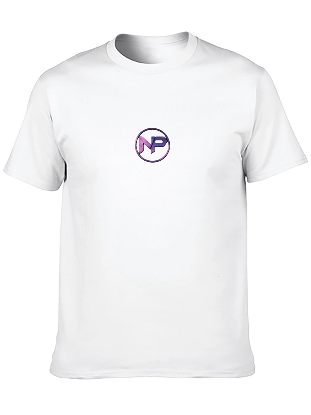 Mens Black Crew Neck T-Shirt with NP Logo