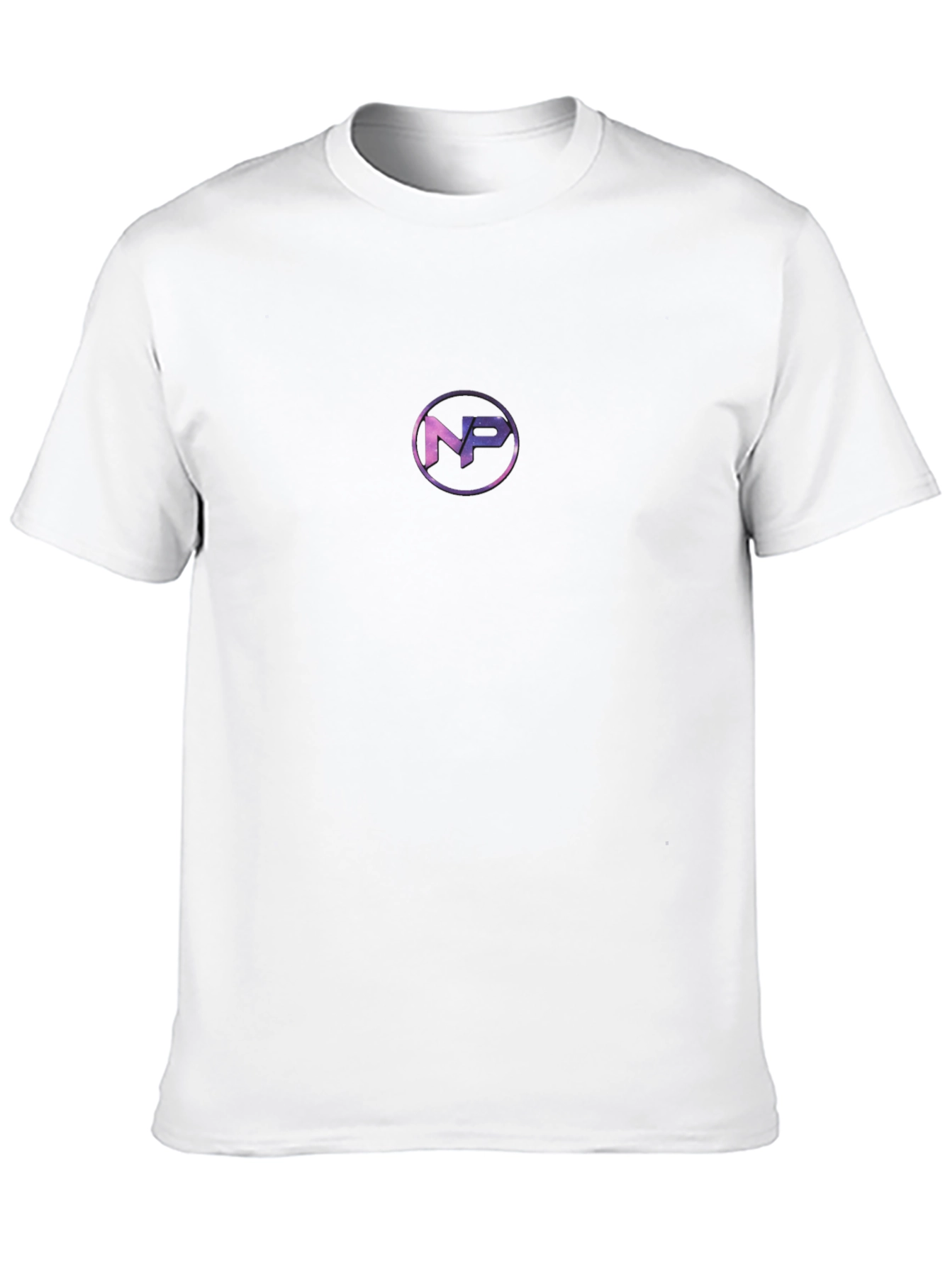 Mens Black Crew Neck T-Shirt with NP Logo