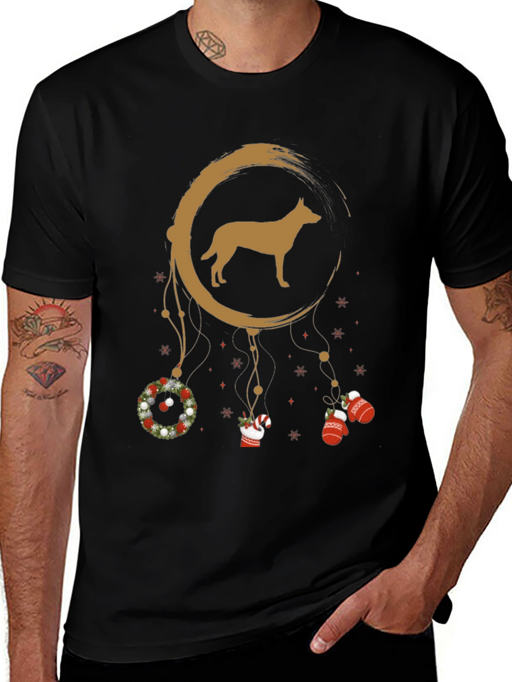 Dog Breed Christmas Dreamcatcher T-Shirt