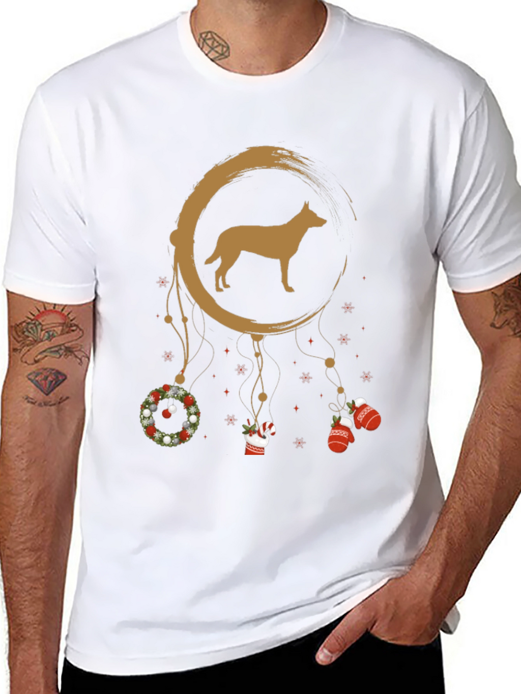 Dog Breed Christmas Dreamcatcher T-Shirt