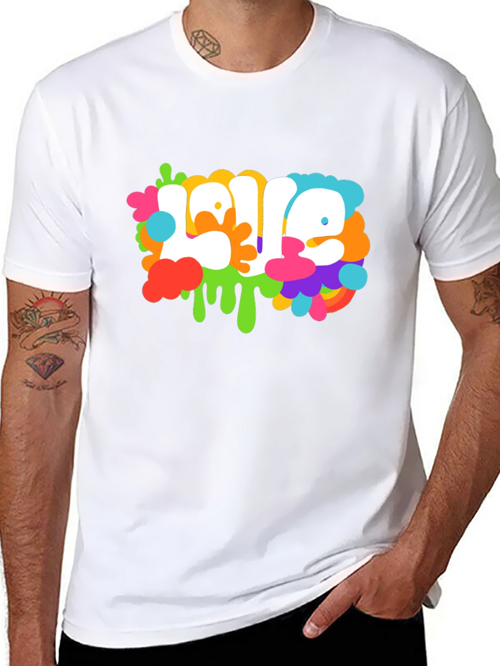 Colorful Love Graphic Tee