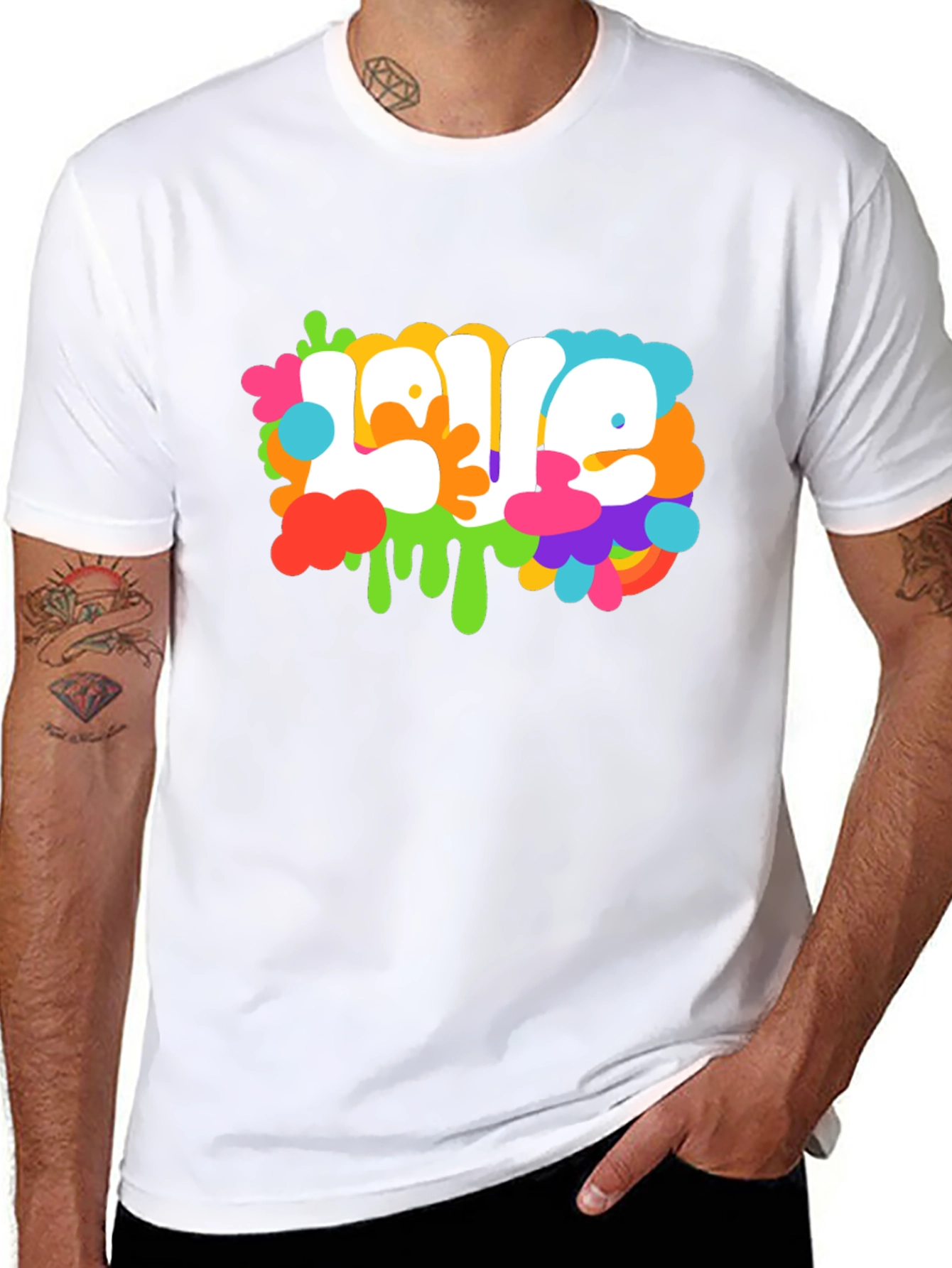 Colorful Love Graphic Tee