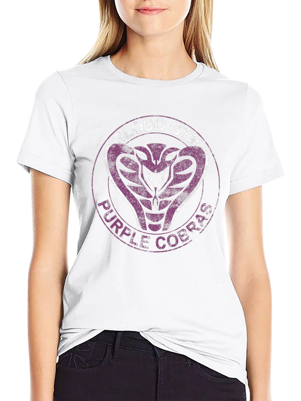 Globo Gym Purple Cobras T-Shirt - Black