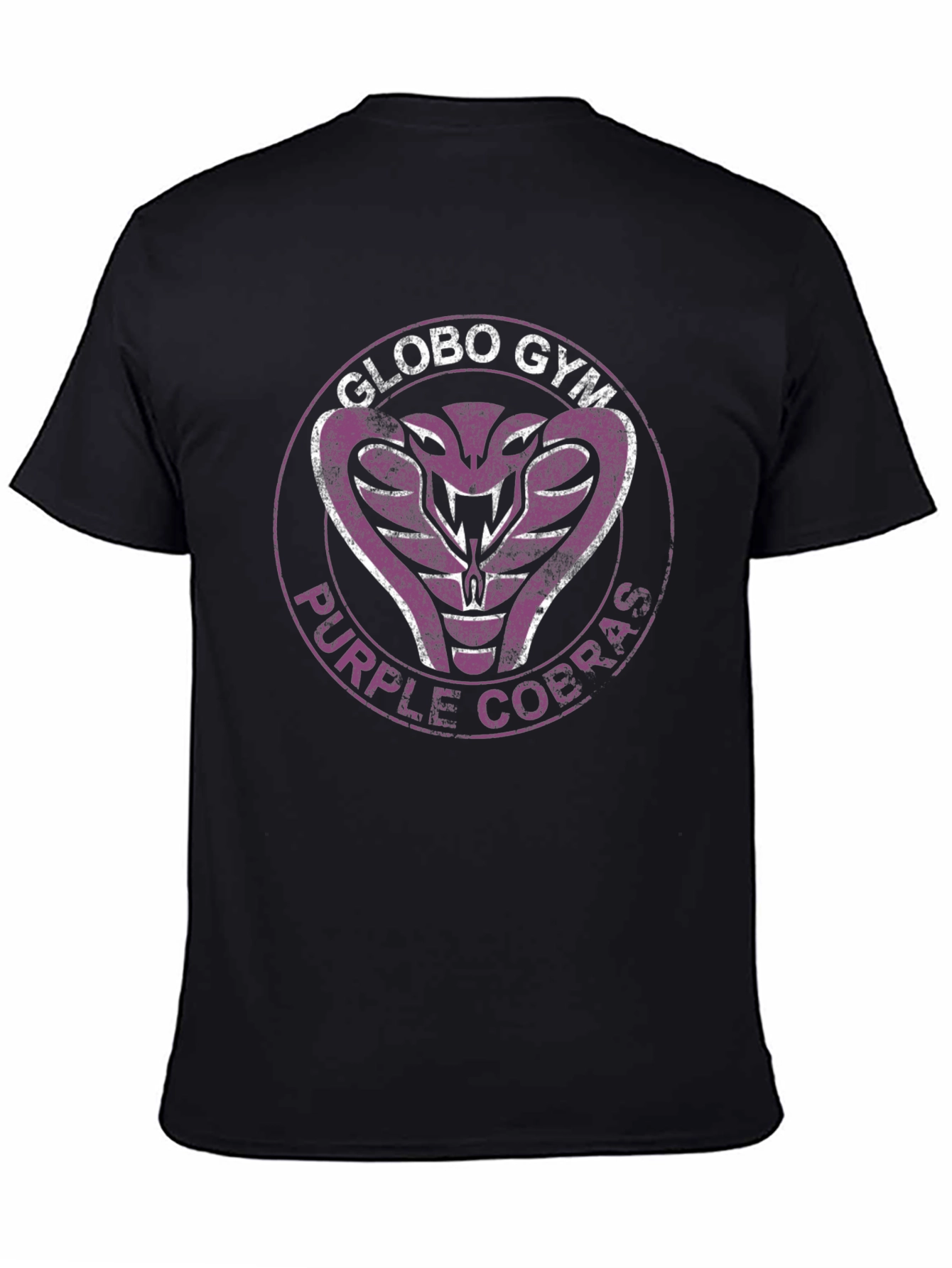 Globo Gym Purple Cobras T-Shirt - Black