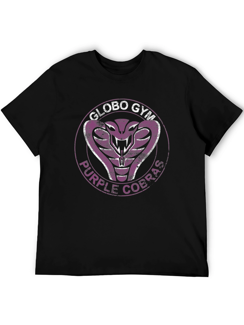 Globo Gym Purple Cobras T-Shirt - Black