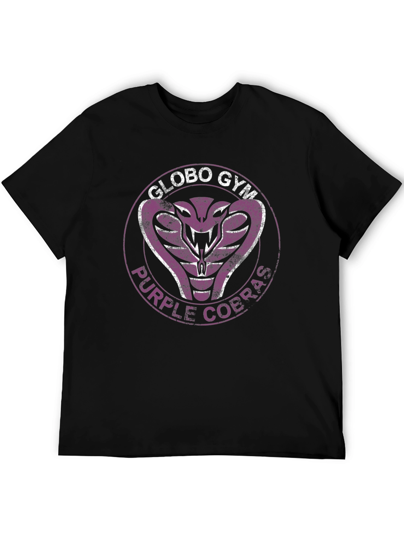 Globo Gym Purple Cobras T-Shirt - Black