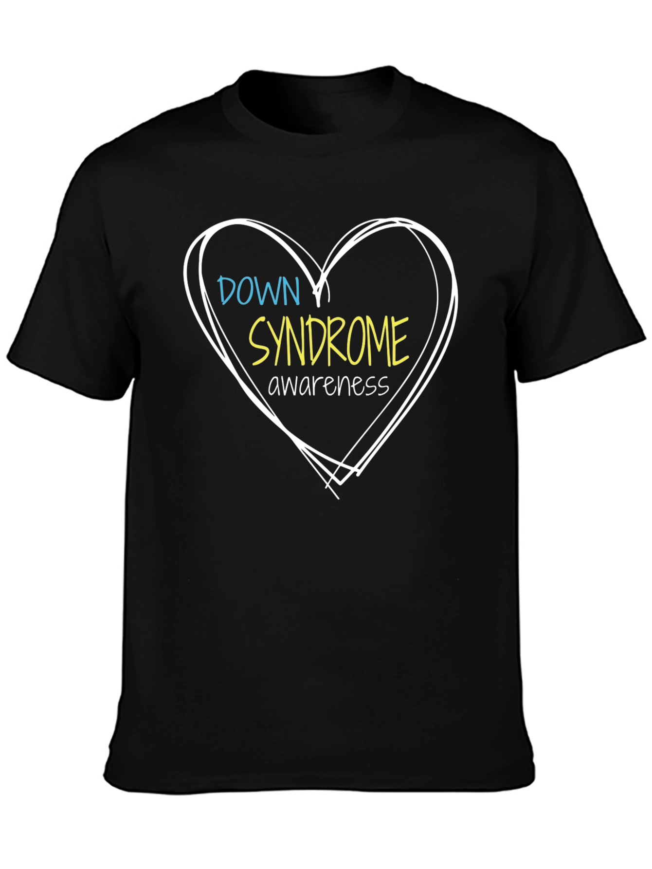 Down Syndrome Awareness T-Shirt - Black