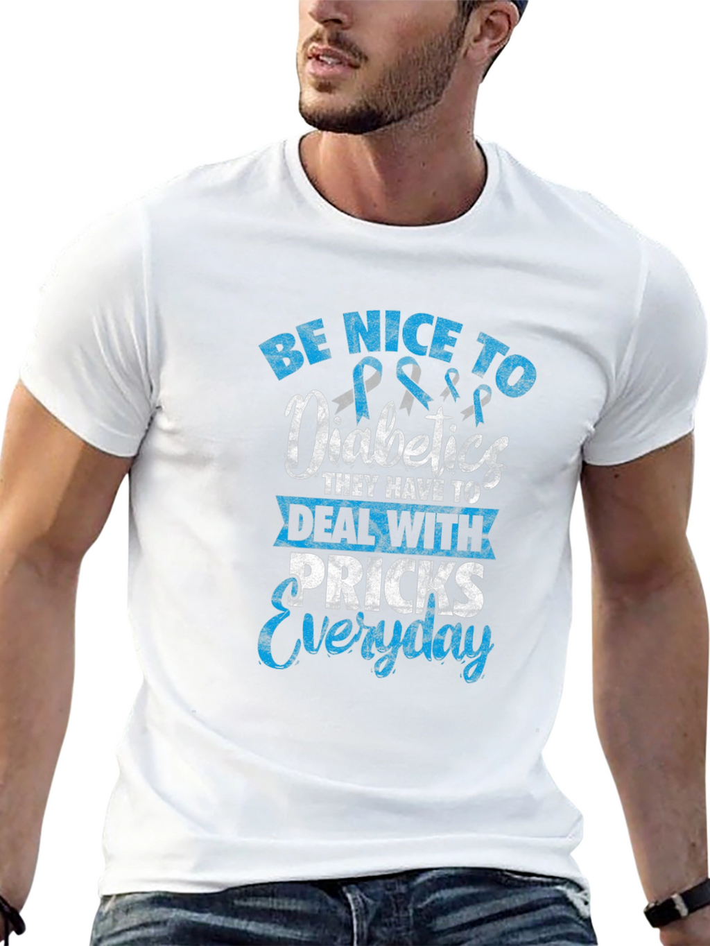 Be Nice to Diabetics Graphic Tee