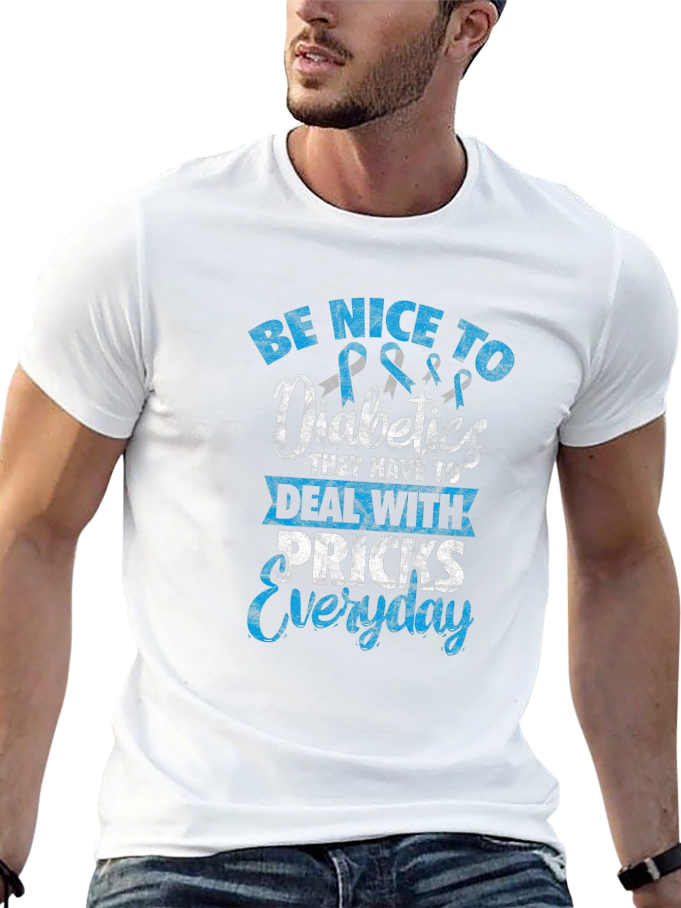 Be Nice to Diabetics Graphic Tee