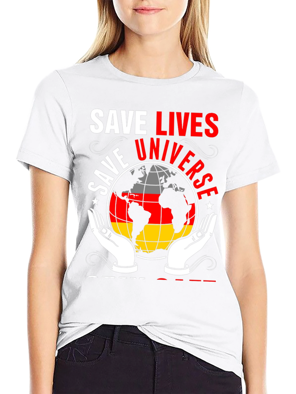 Save Universe Globe Graphic Tee
