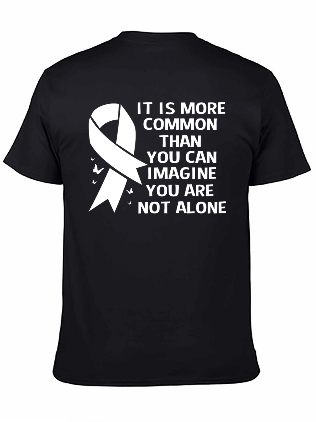 Awareness Ribbon Graphic Tee - You Are Not Alone