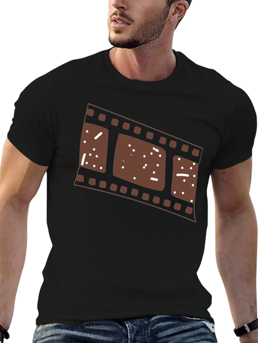 Film Strip T-Shirt - Retro Style