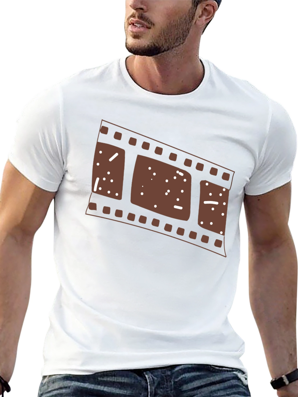 Film Strip T-Shirt - Retro Style