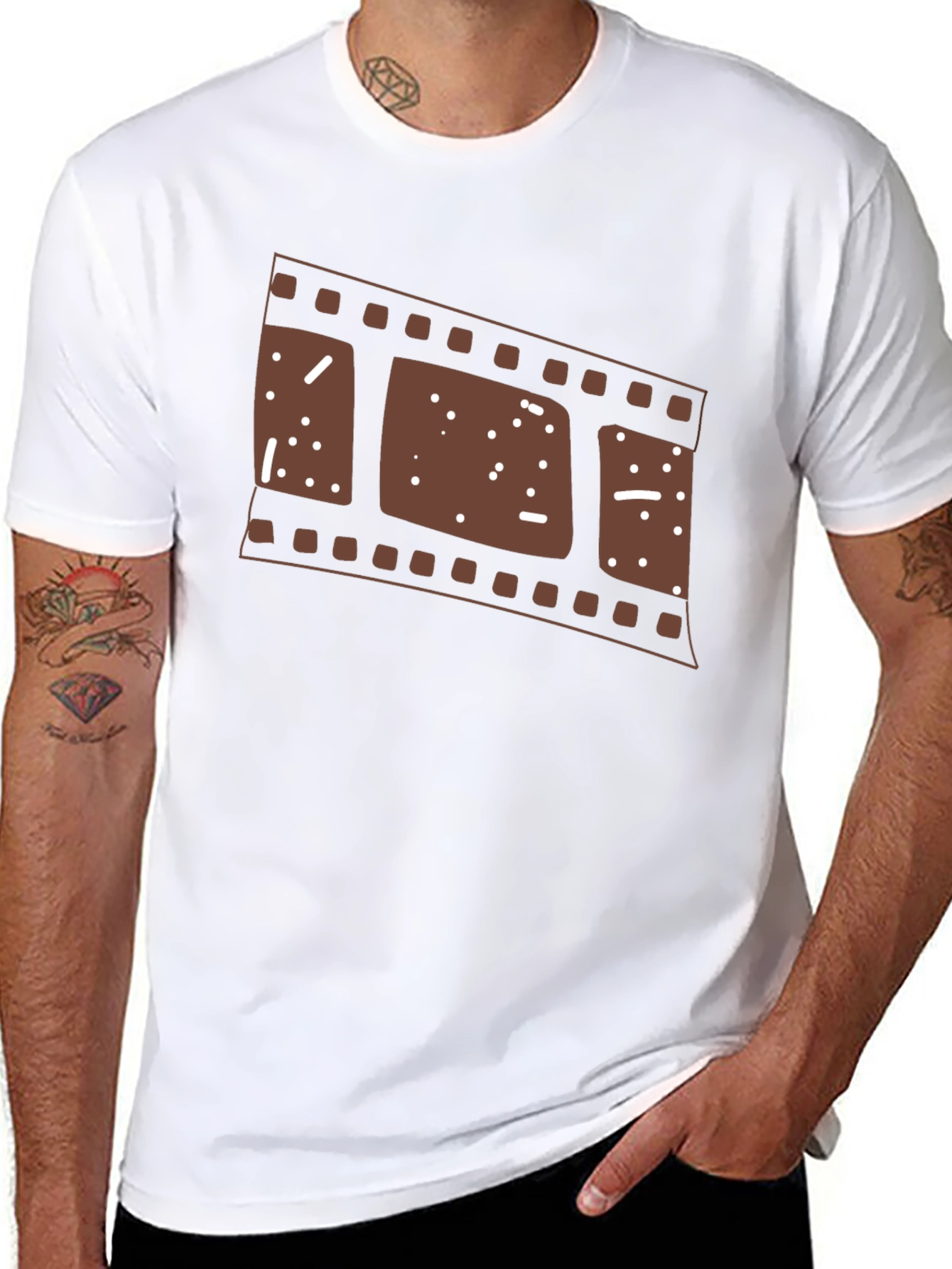 Film Strip T-Shirt - Retro Style