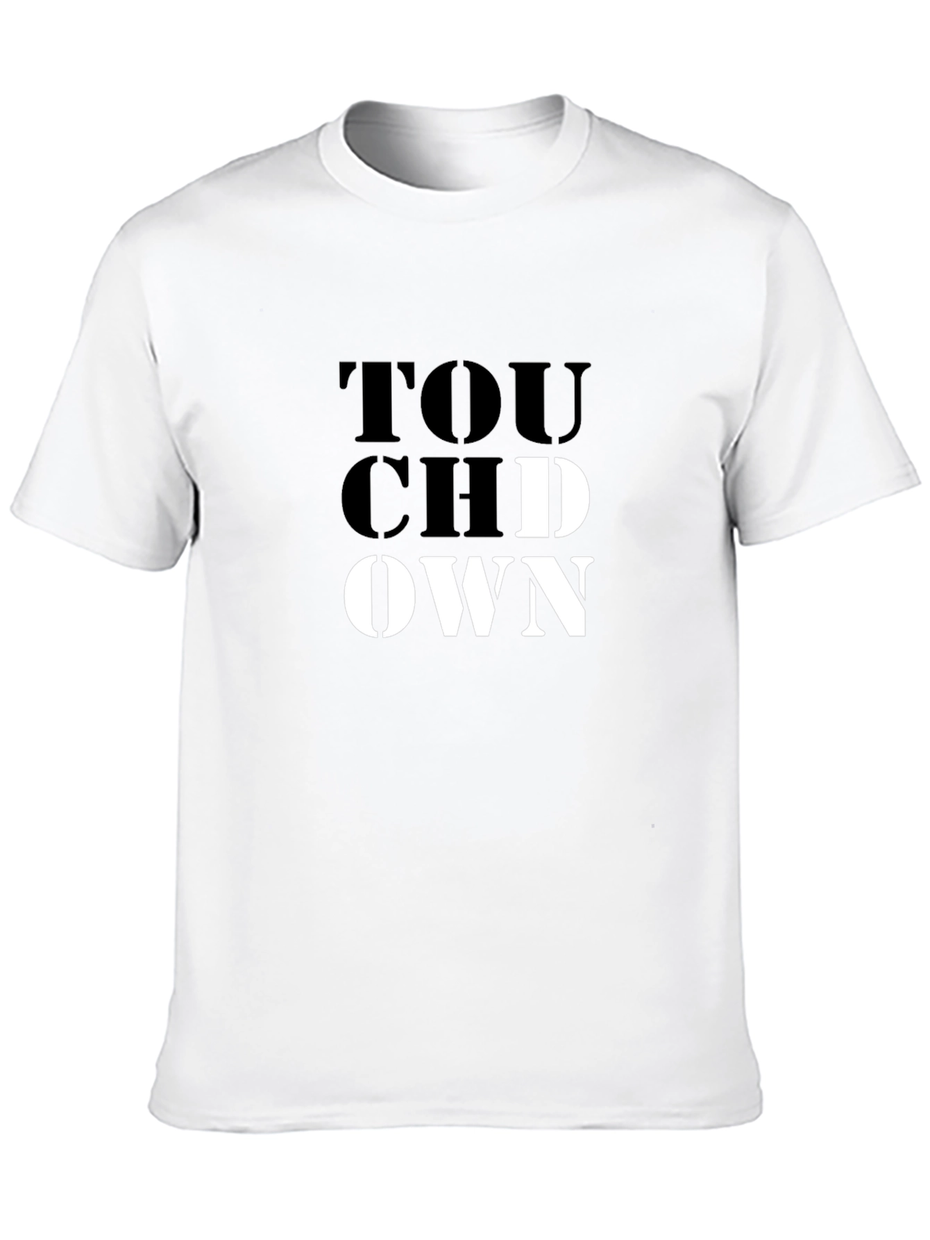 Touchdown Graphic Tee - Black Short Sleeve T-Shirt