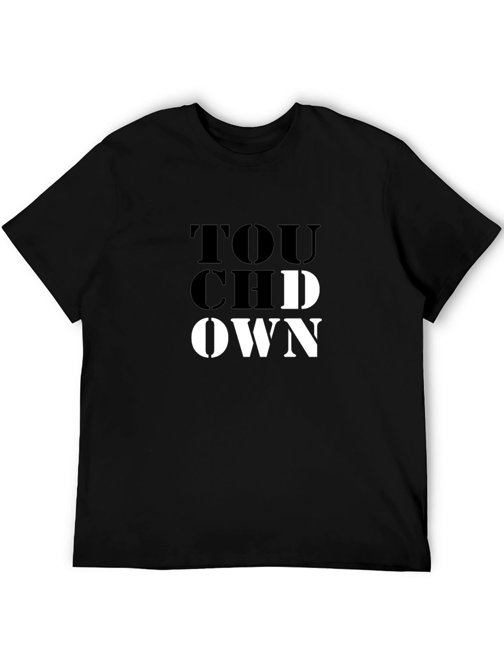 Touchdown Graphic Tee - Black Short Sleeve T-Shirt