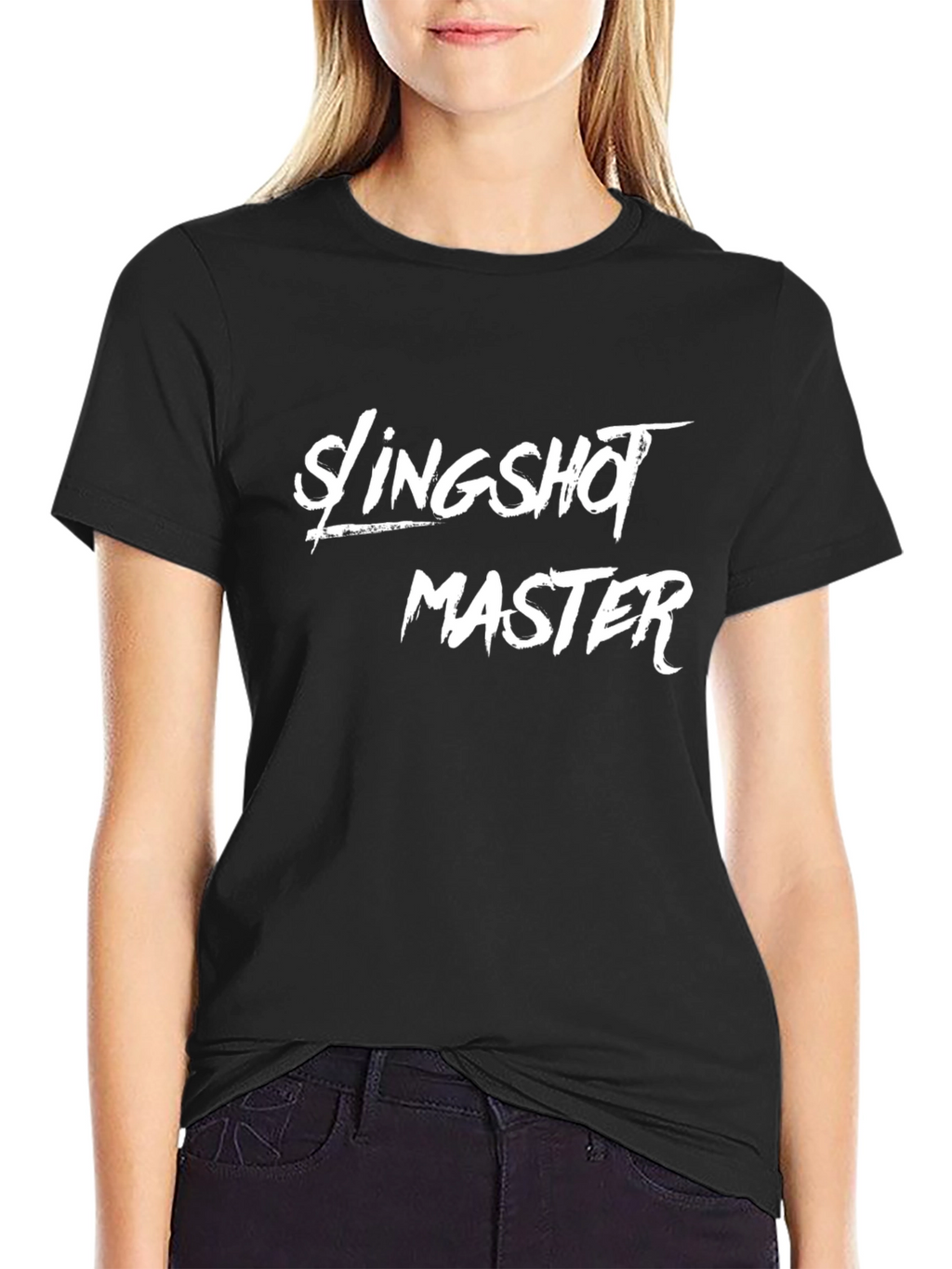 Slingshot Master Black T-Shirt - Sporty Tee