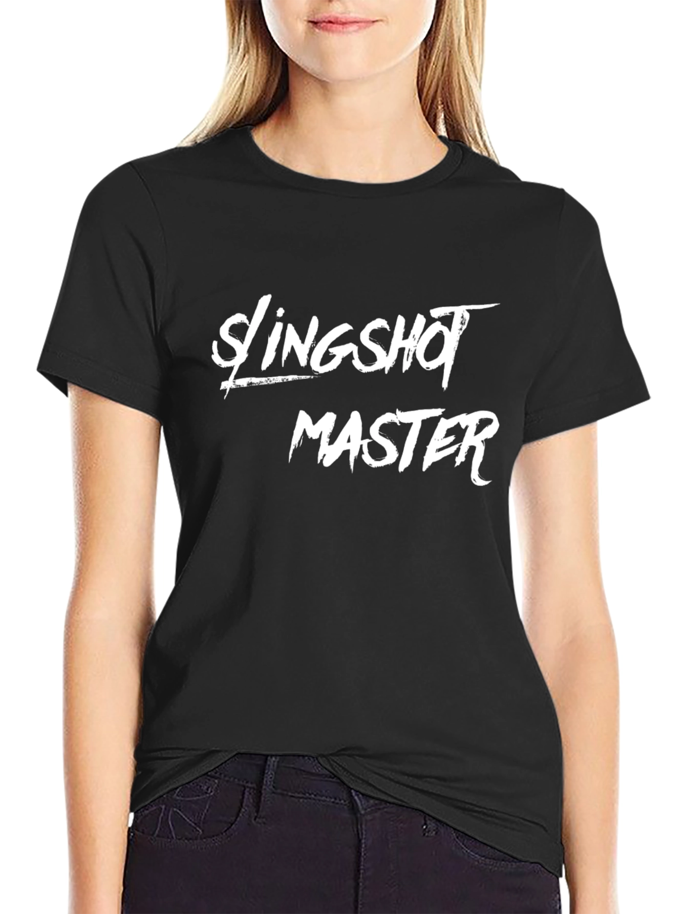 Slingshot Master Black T-Shirt - Sporty Tee