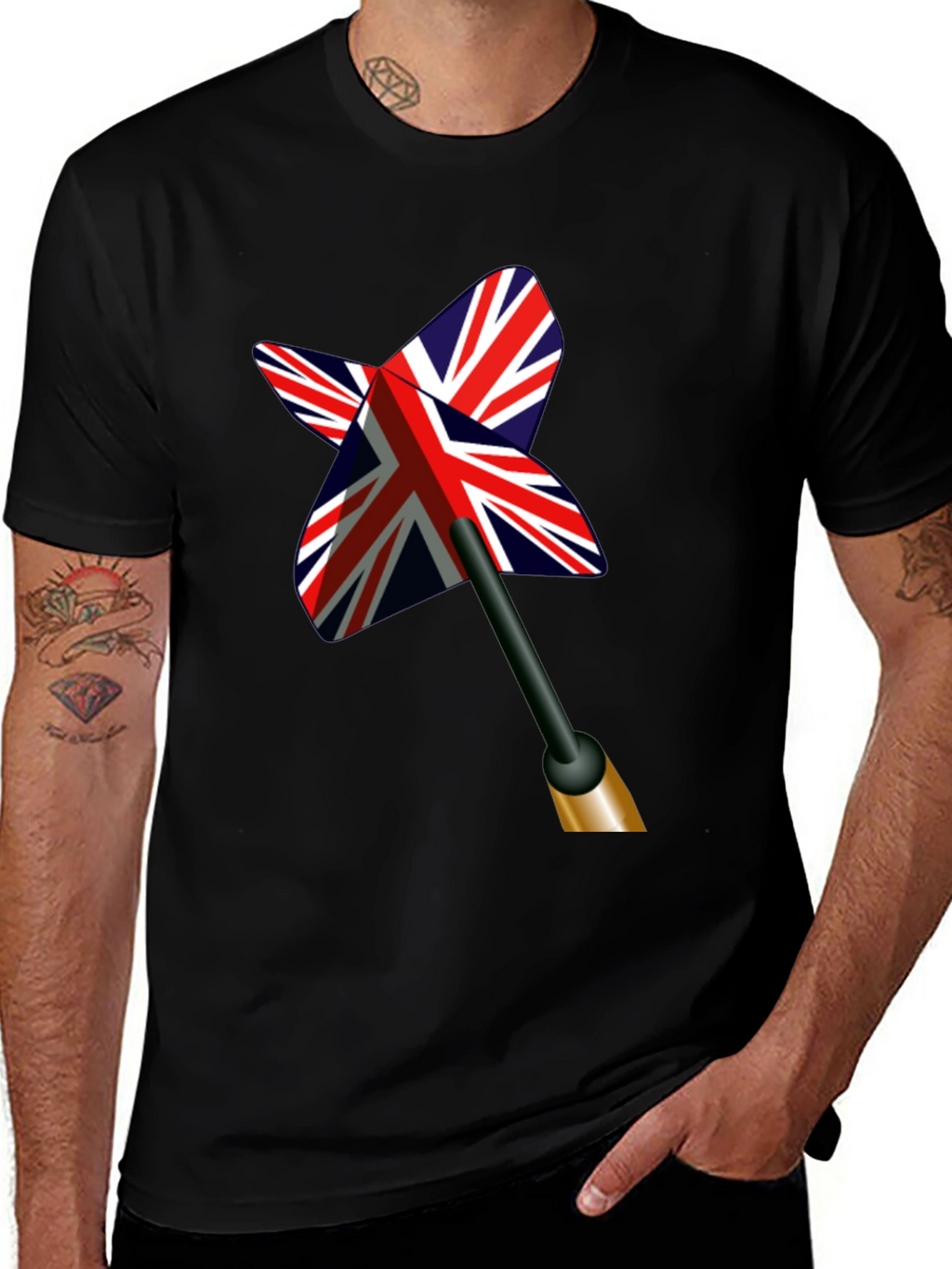 Union Jack Dart T-Shirt - British Pride Tee