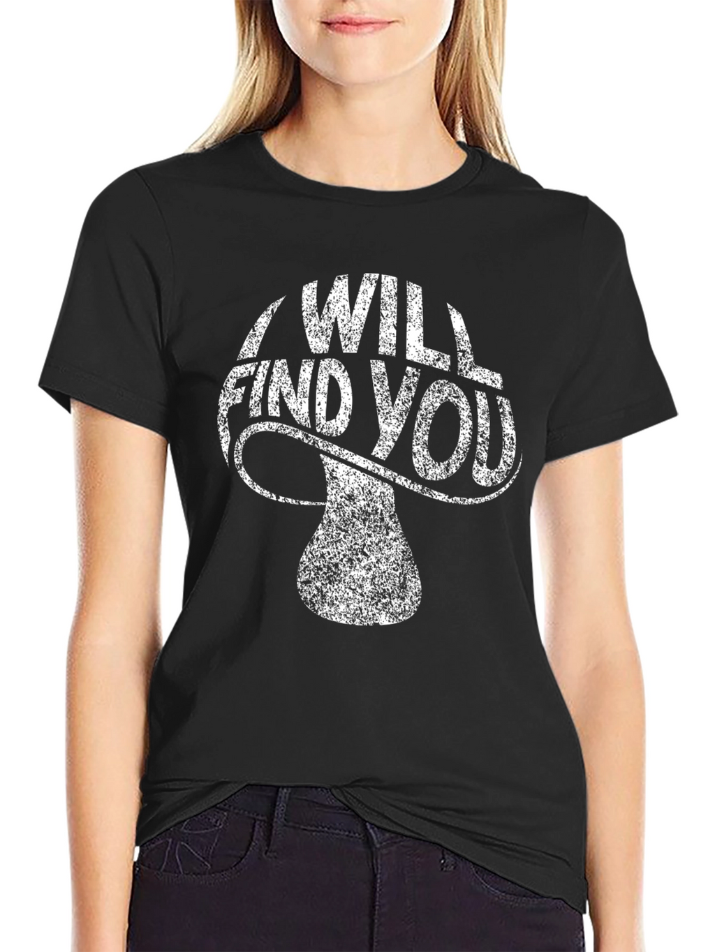 I Will Find You Mushroom Graphic Tee