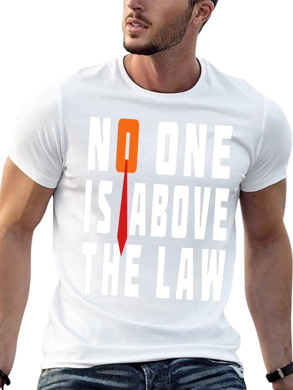 No One Is Above The Law Graphic Tee