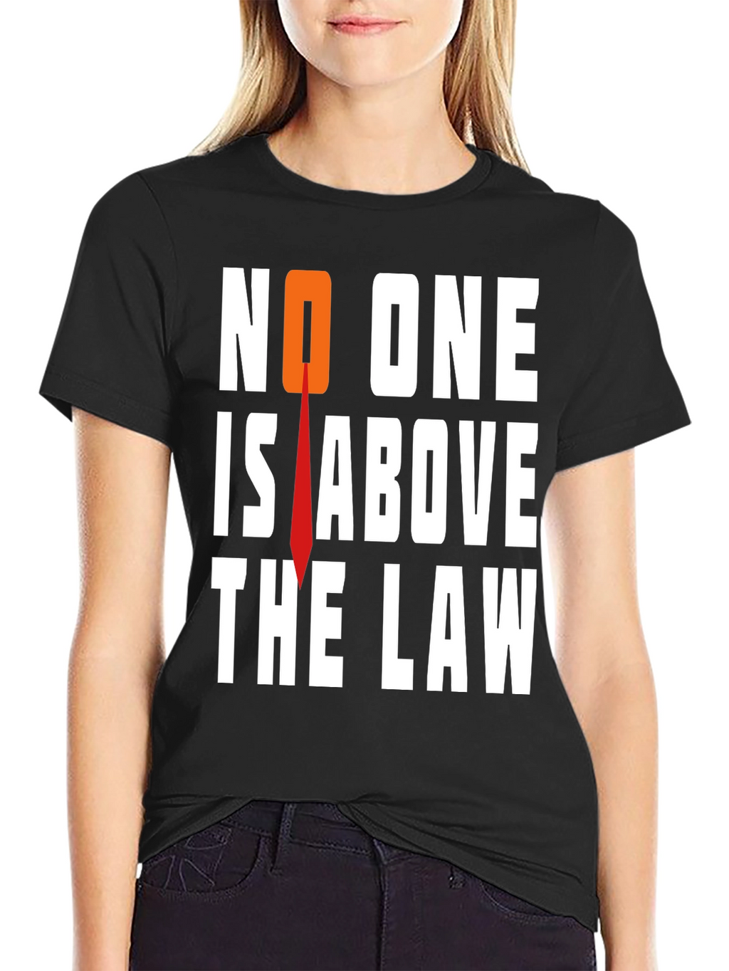 No One Is Above The Law Graphic Tee
