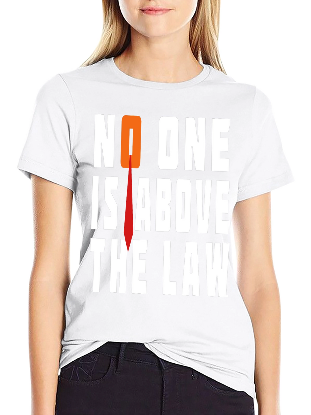 No One Is Above The Law Graphic Tee