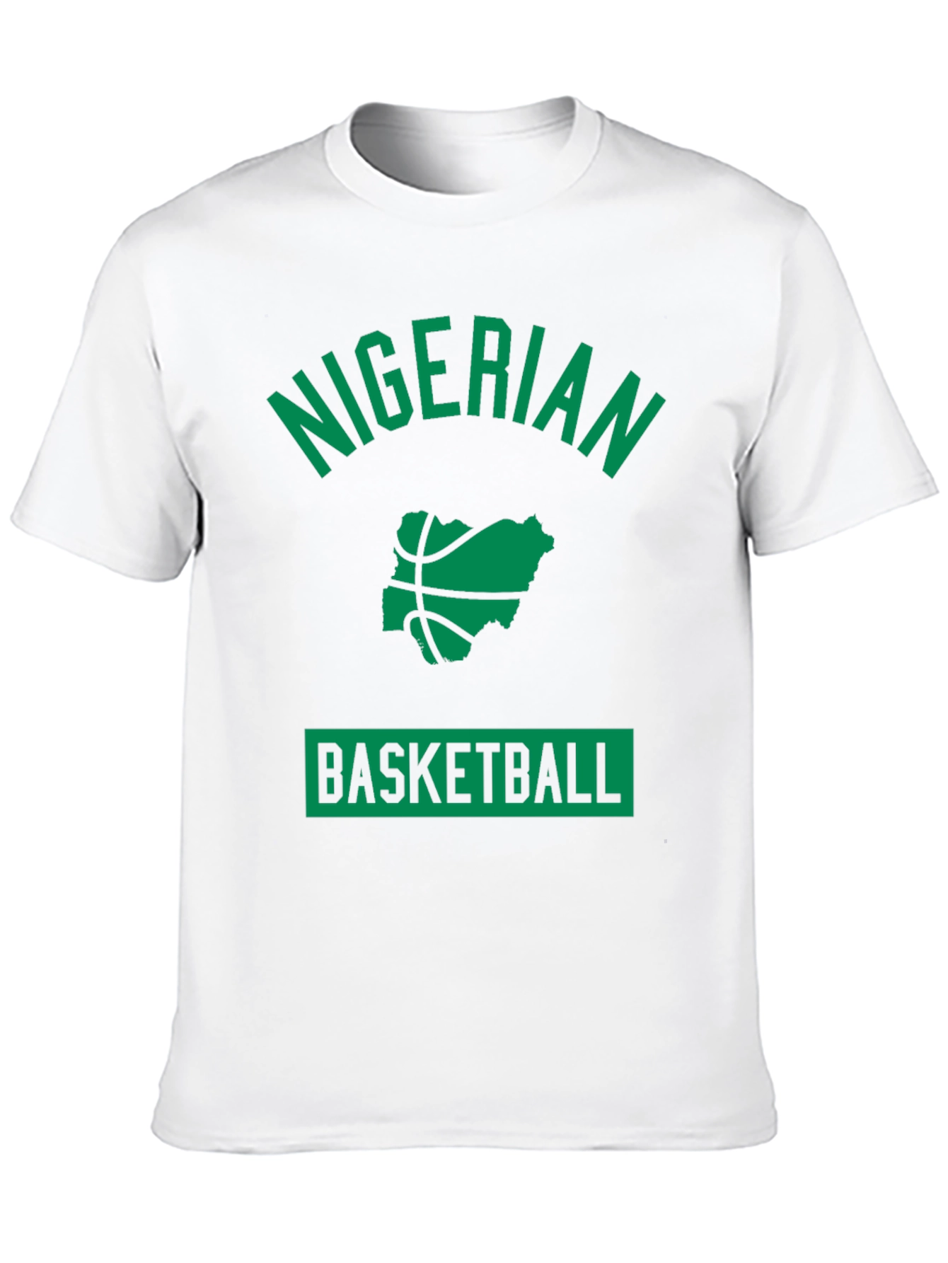 Nigerian Basketball Graphic T-Shirt - Black