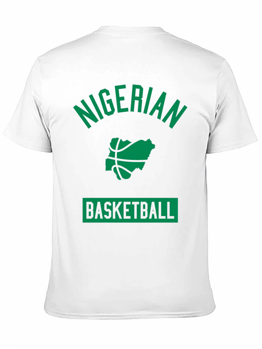 Nigerian Basketball Graphic T-Shirt - Black