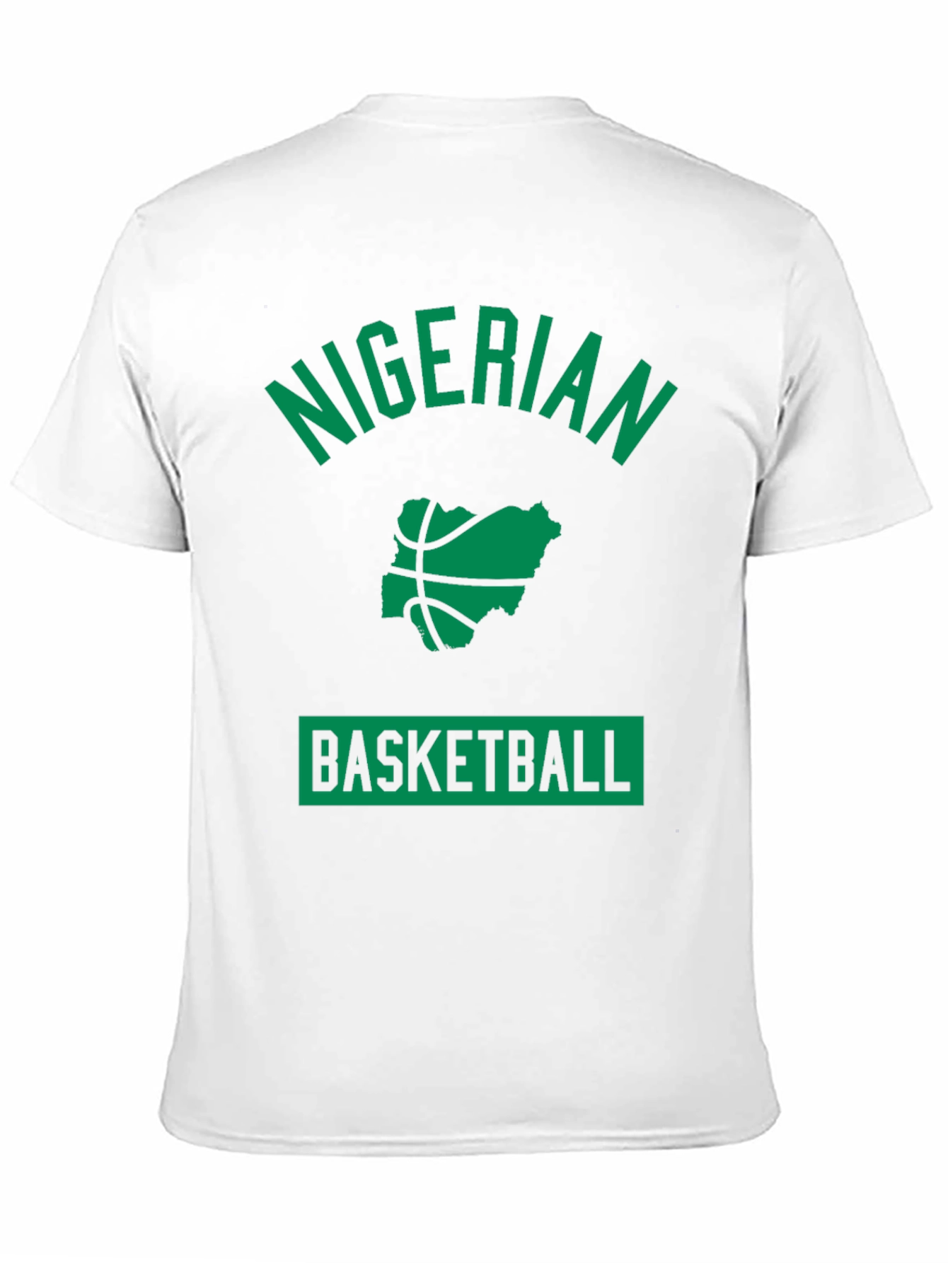 Nigerian Basketball Graphic T-Shirt - Black