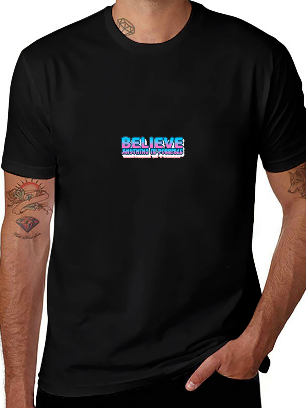 Believe Graphic Tee - Motivational T-Shirt