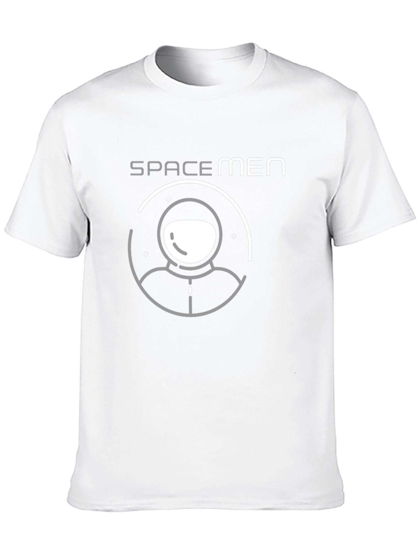 Spacemen Graphic Print Black T-Shirt