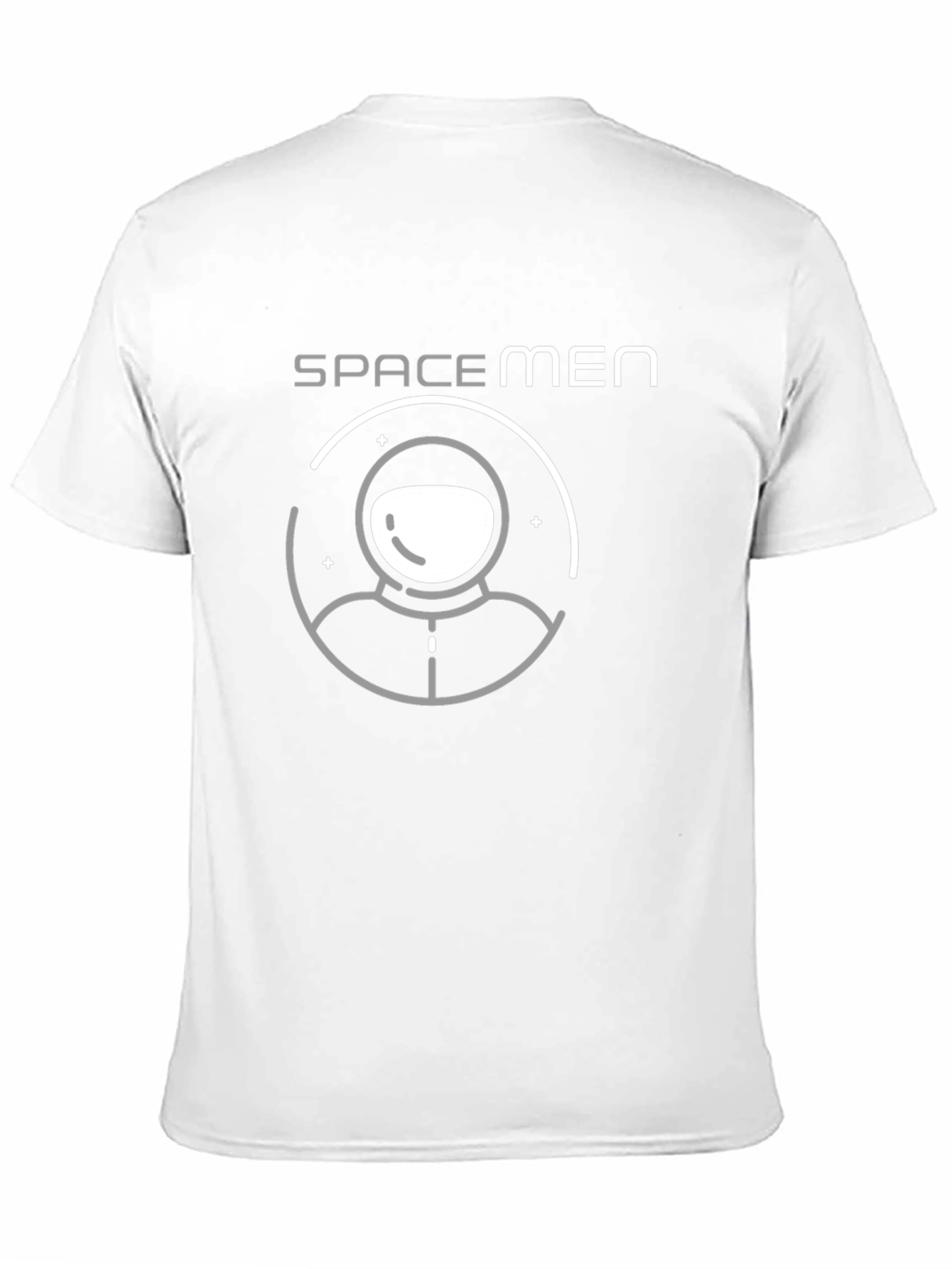 Spacemen Graphic Print Black T-Shirt