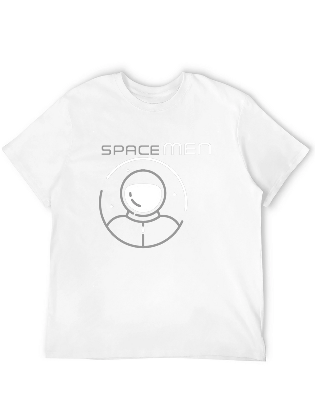 Spacemen Graphic Print Black T-Shirt