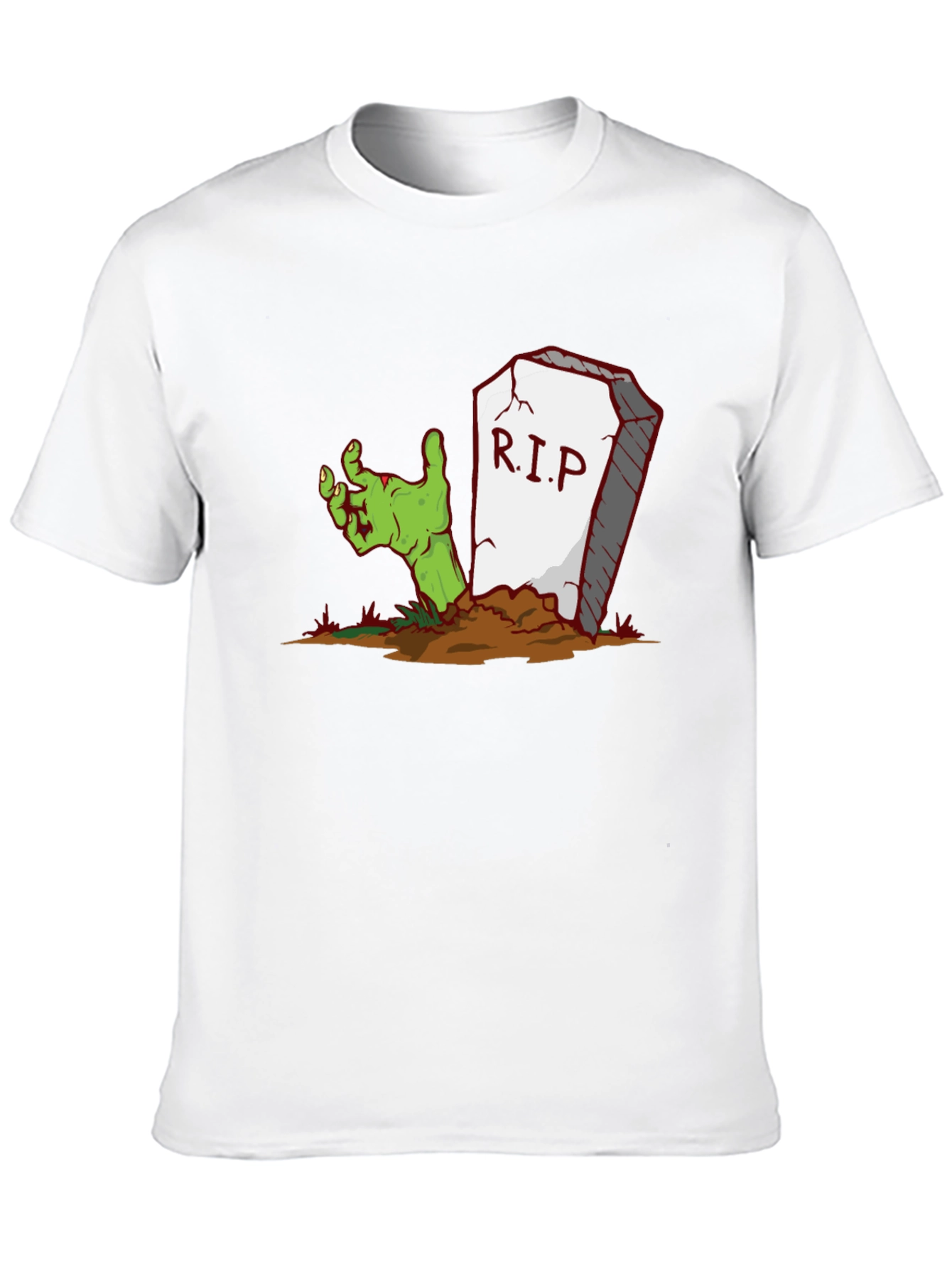 Zombie Hand RIP T-Shirt - Halloween Apparel