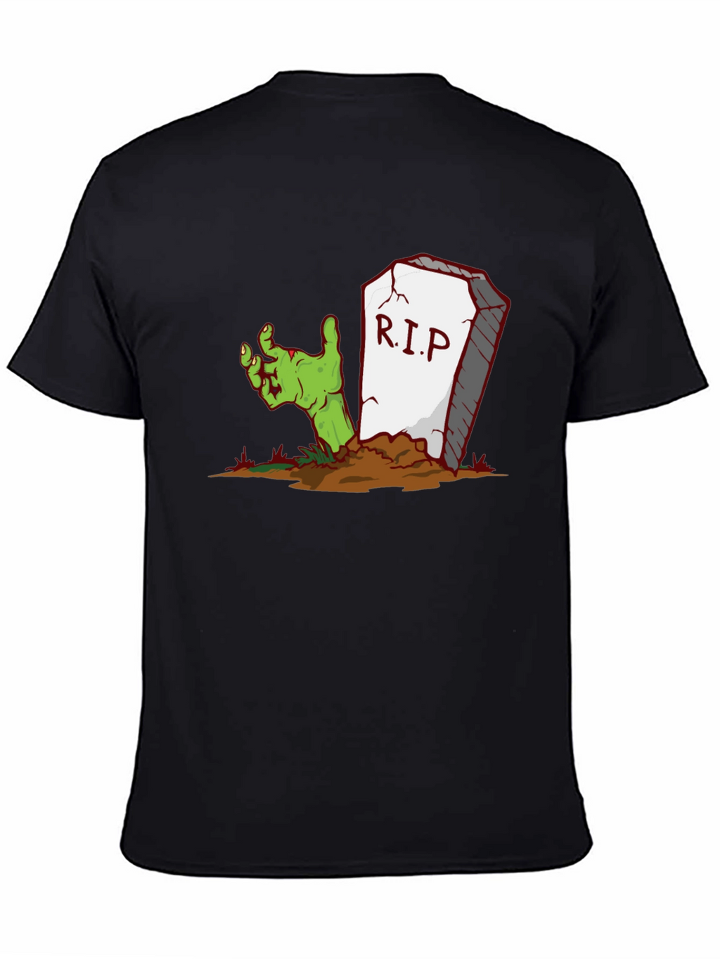 Zombie Hand RIP T-Shirt - Halloween Apparel