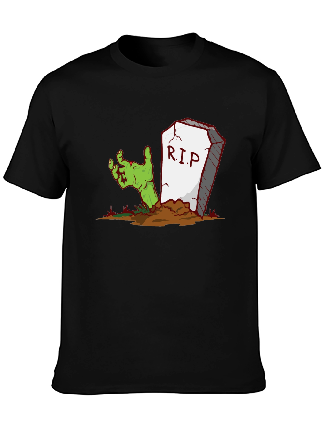Zombie Hand RIP T-Shirt - Halloween Apparel